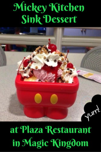 Mickey Kitchen Sink Sundae - Picture of Plaza Ice Cream Parlor, Orlando -  Tripadvisor
